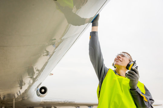 male airport worker