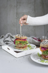 Homemade Gourmet Burgers