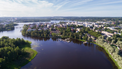 Hämeenlinna city top view