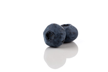 blueberries isolated close up