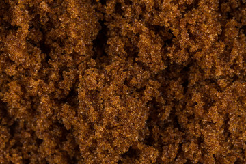 Brown sugar close up