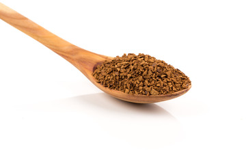 Pile of instant coffee grains