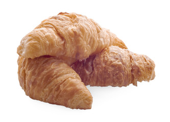 Croissant isolated on white background