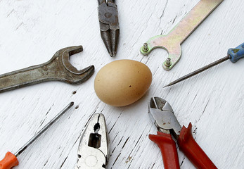 saying if it ain't broke, don't fix it metaphor with whole egg