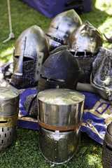 Detail of ancient medieval armor