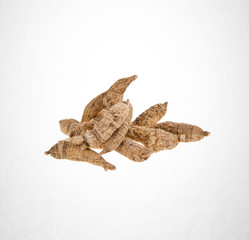 Ginseng or Dried Ginseng on a background.