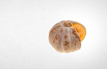 Pumpkin or organic pumpkin on a background.