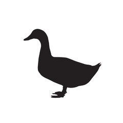 silhouette goose icon