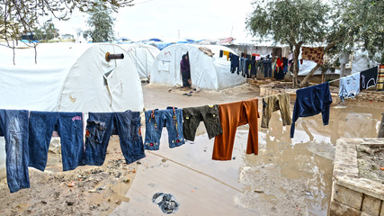 Syrian tents and clothes