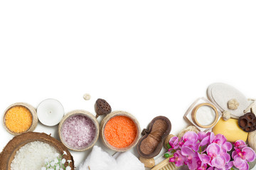 spa concept isolated on white