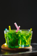 Summer mojito cocktail