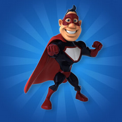 Fun superhero - 3D Illustration