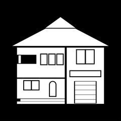 House white color icon .