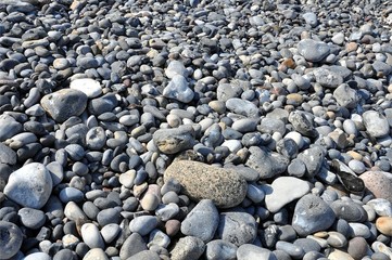 Steine am Strand