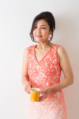 女性のポートレート