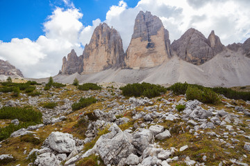 mountain landscape at the Dolomites