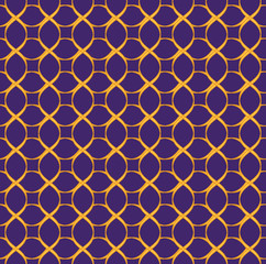 Black vector seamless wavy line pattern