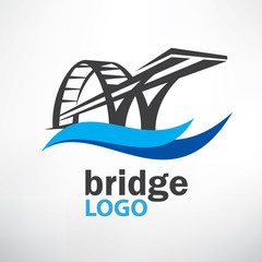 bridge symbol logo template