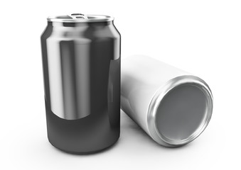 Aluminum can 3d render, ideal for beer, lager, alcohol, soft drinks, soda, fizzy pop, lemonade, cola, energy drink, juice, water