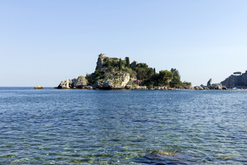 Isola Bella island in Taormina, Italy