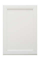 Kitchen, furniture facade, front view. The facade of the kitchen isolated on white background.