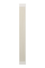 Pilasters isolated on white