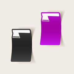 realistic design element: axe