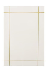 Kitchen, furniture facade, front view. The facade of the kitchen isolated on white background.