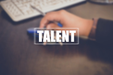 talent business concept background
