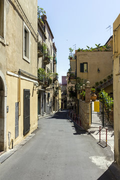 Street in Taormina, Italy