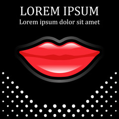Red lips