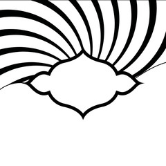 Sunburst Banner Vector