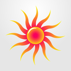 Swirl Sun Icon