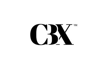 CBX Logo Branding Letter. Vector graphic design. Useful as app icon, alphabet combination, clip-art, and etc.