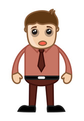 Ill sleepily man Businessman Character