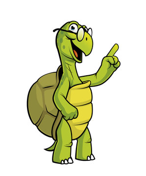 Cartoon turtle character Stock Illustration | Adobe Stock