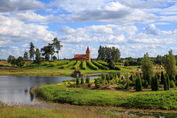 Aglona church in Latvia