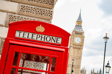Obraz na płótnie Canvas Phone booth. London, UK