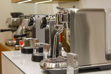 the machine are on the counter