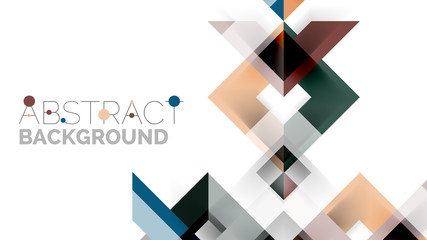 Business presentation geometric template