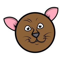 Funny Cartoon Animal Face