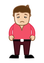 Disappointed Cartoon Boy