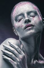 Silver makeup