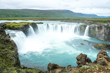 Beautiful Godafoss waterfall in Iceland