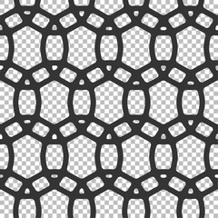 Seamless abstract background of geometric shapes with rounded corners