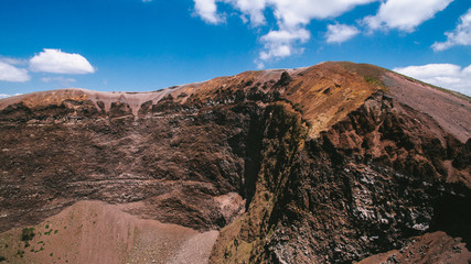 Vesuvius volcano Italy crater