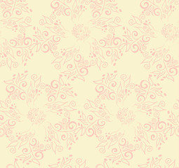  abstract floral background, seamless