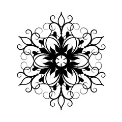 Artistic Xmas Snowflake
