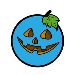 Halloween Cartoon Pumpkin Character