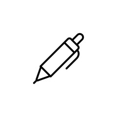 pen line black icon